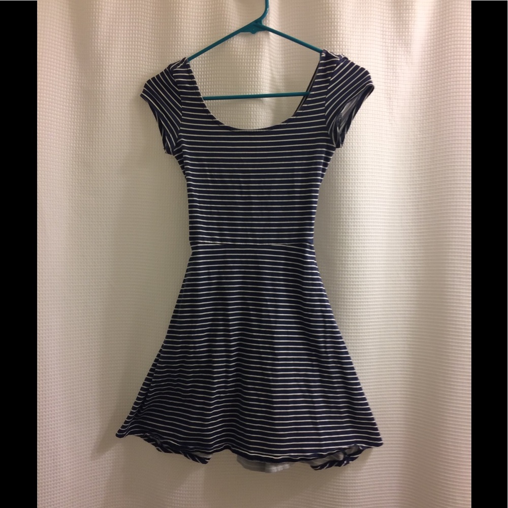 Striped Skater Dress