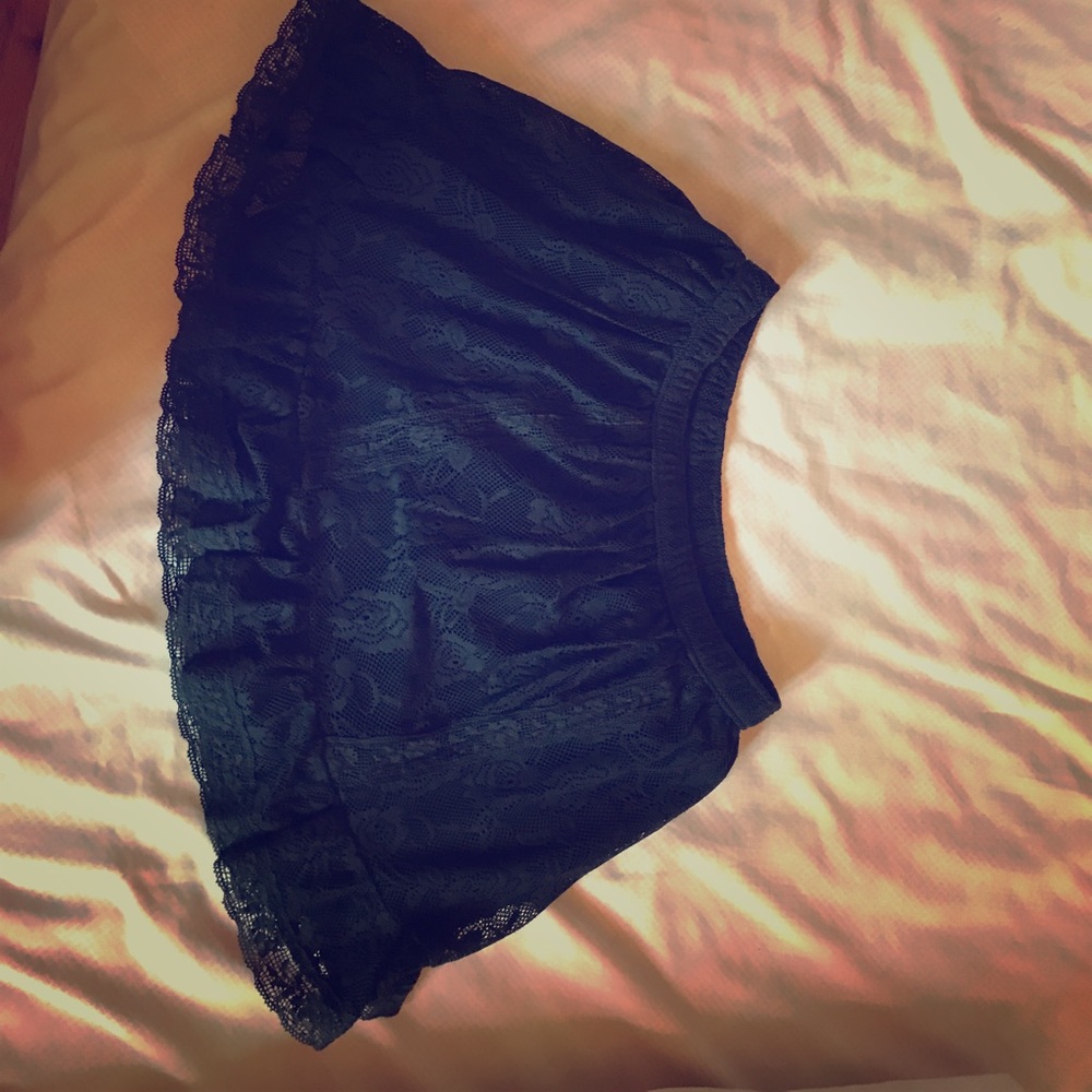 BLUE NET skirt