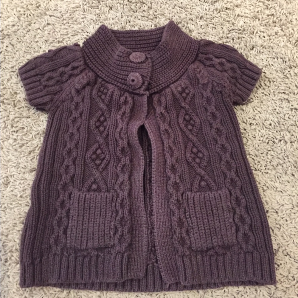 Brown Cable Knit Sweater