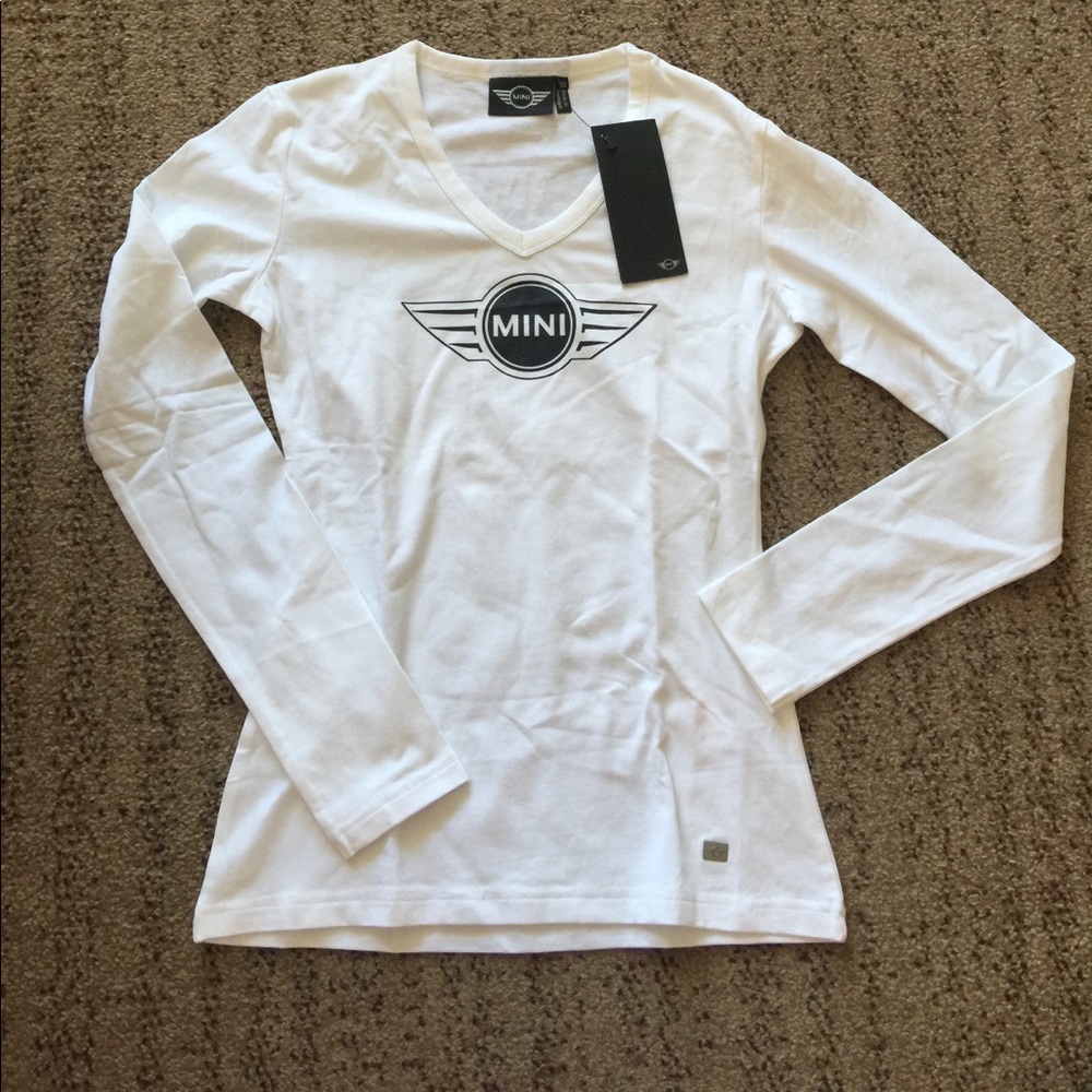 Ladies' Logo Long Sleeve V Neck Tee