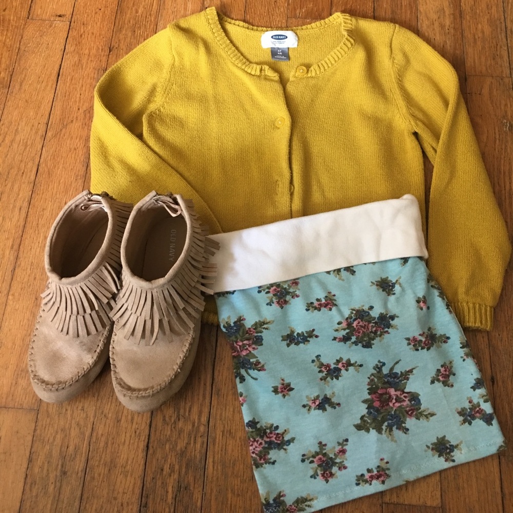 Handmade girls mini skirt