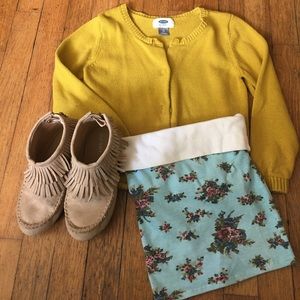 Handmade girls mini skirt