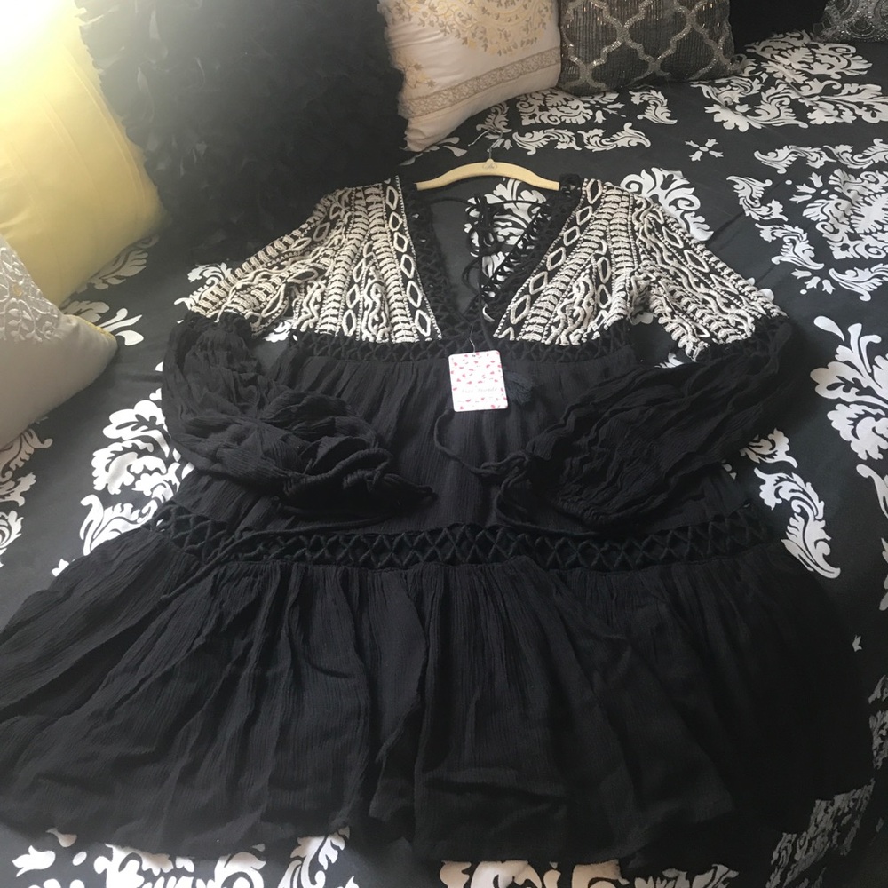 Free People Embroidered Dress