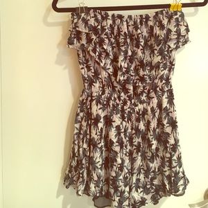 Strapless Romper