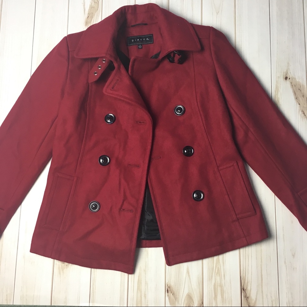 Giacca Red Peacoat