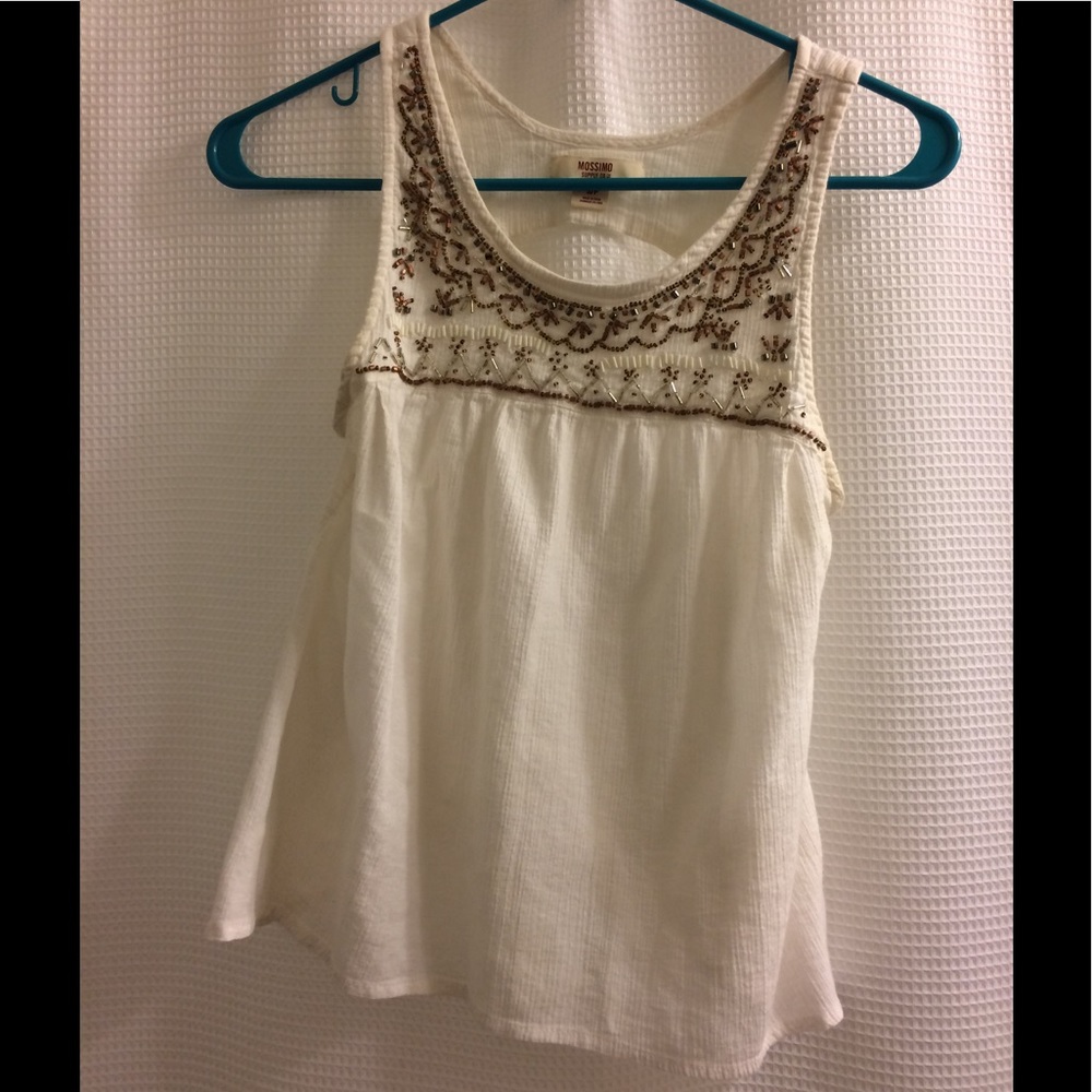 Beaded tank top