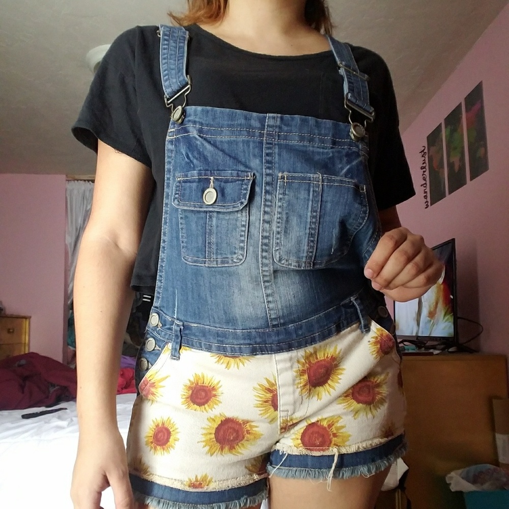 Sunflower Overall Shorts
