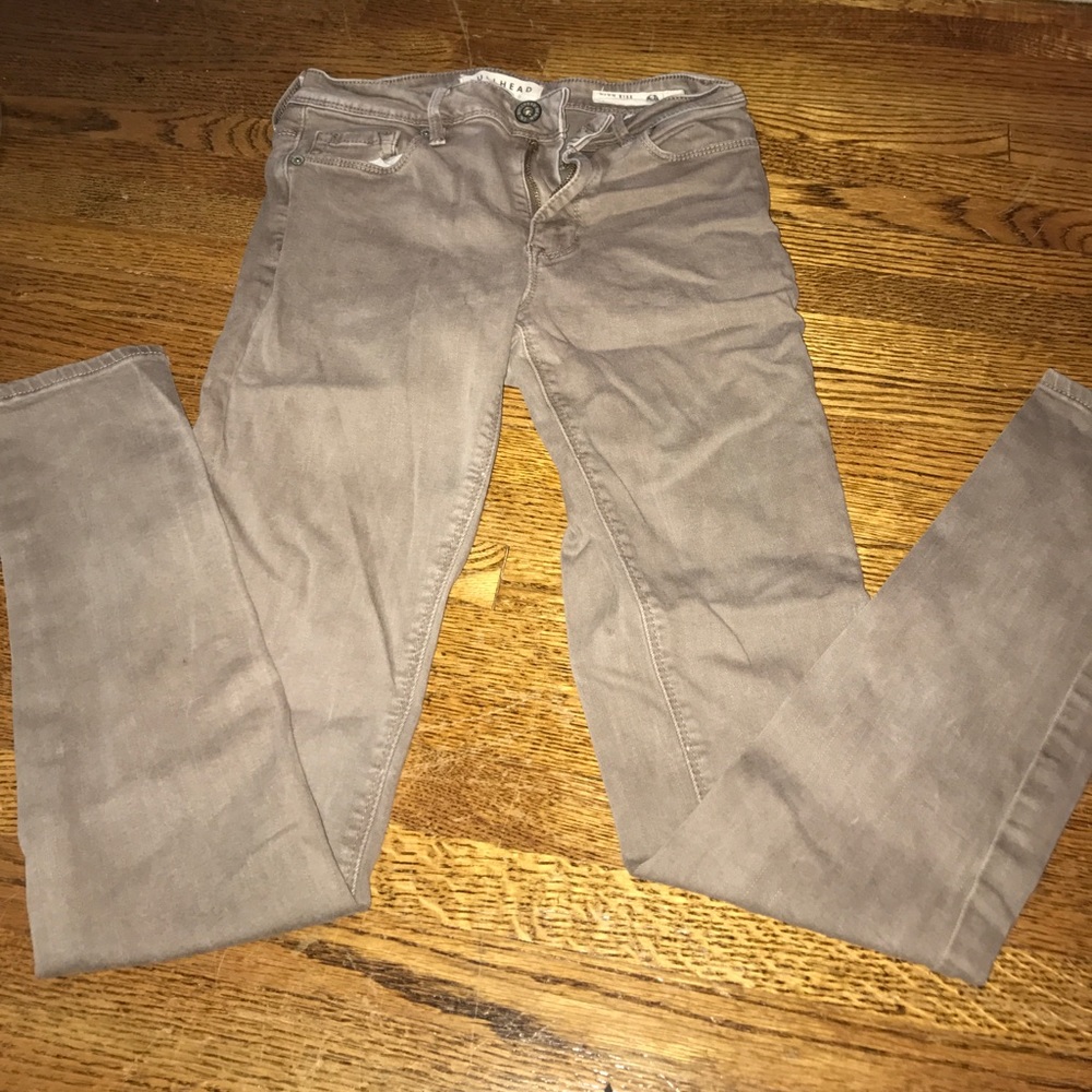 High rise skinny jeans