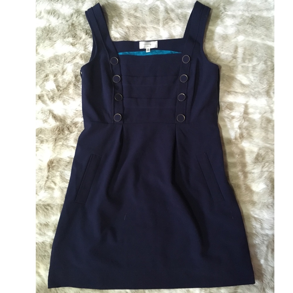 Anthropologie Moulinette Soeurs Navy Blue Dress