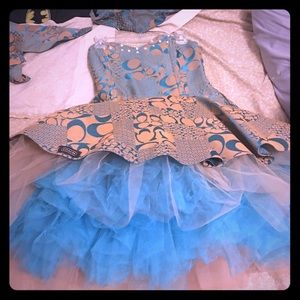 Custom made coach dress with tutu