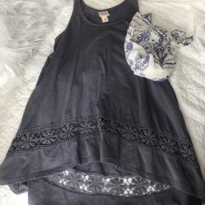 Grey/Blue Tank!!