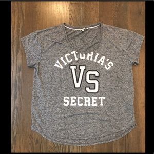 Victoria Secret Gray Tee - Large