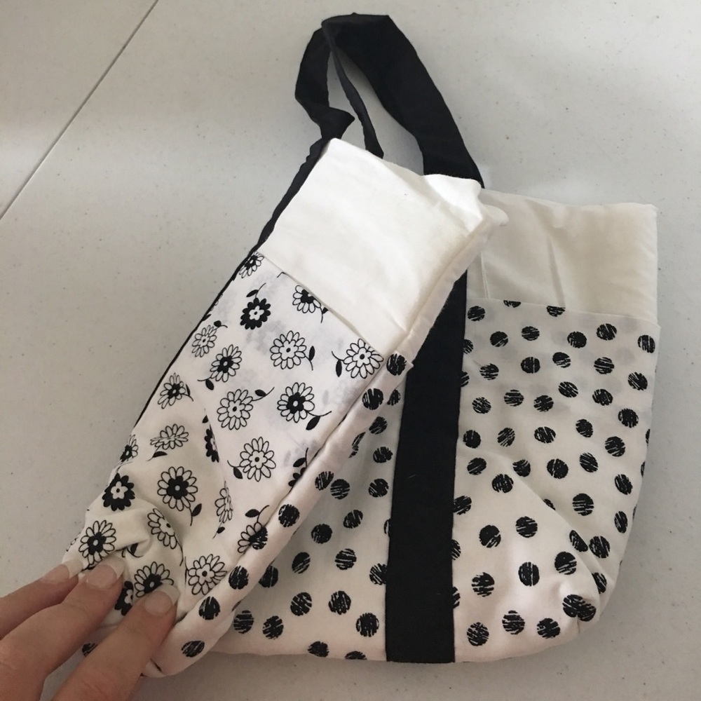 Homemade Tote bags with six out side pockets