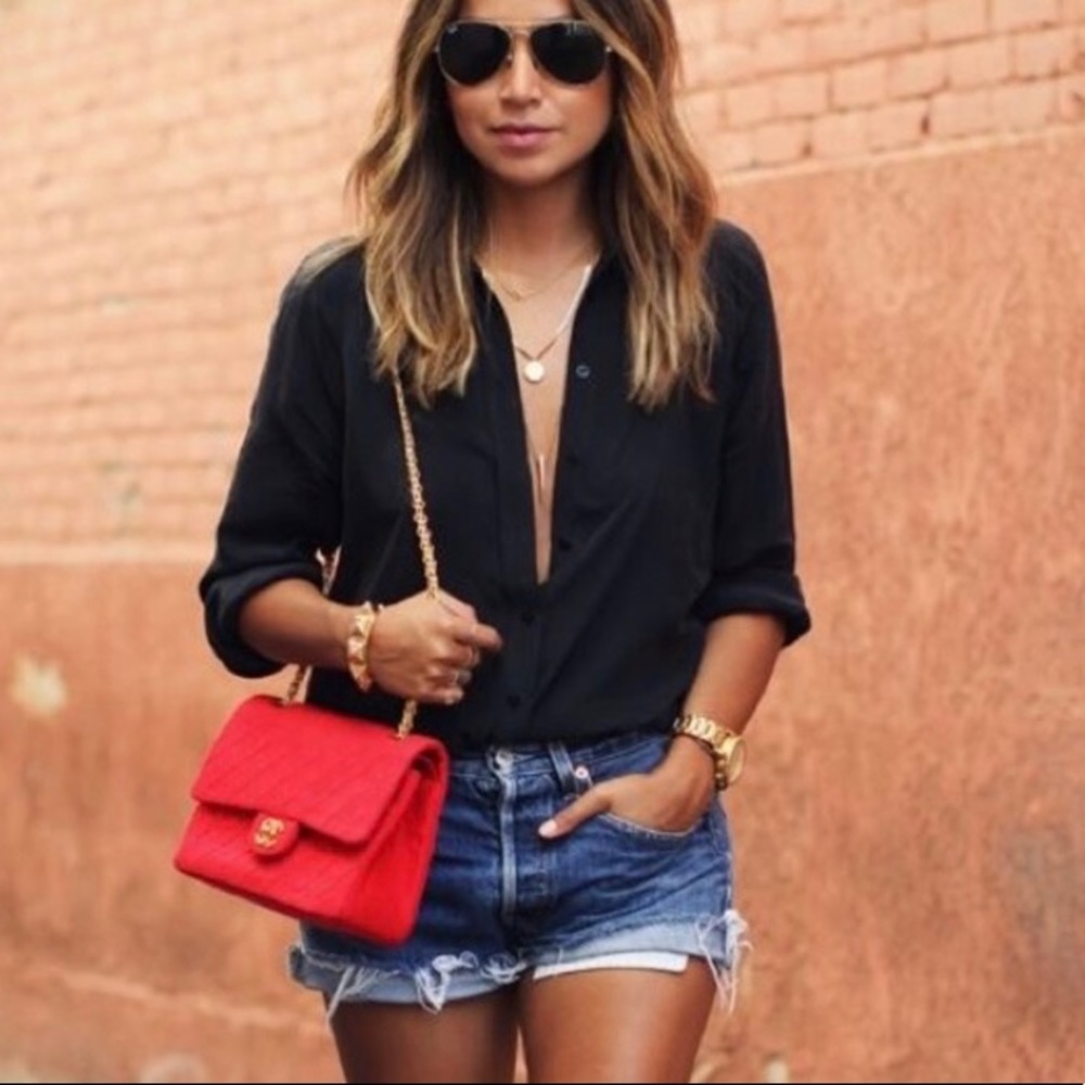 Levi's high waisted shorts