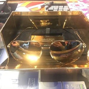 Dolce & gabbana gold edition 18k aviators