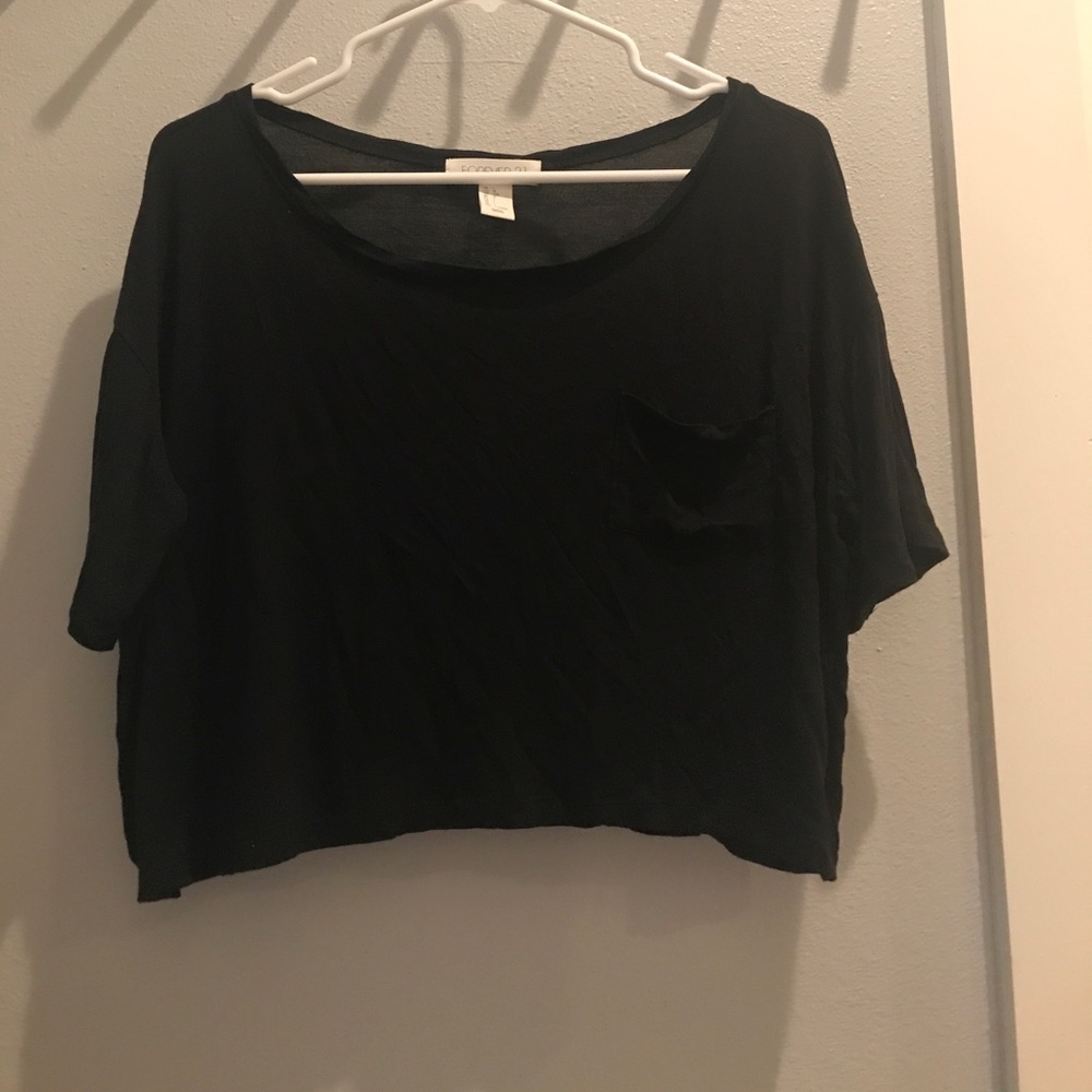 Black Crop Top