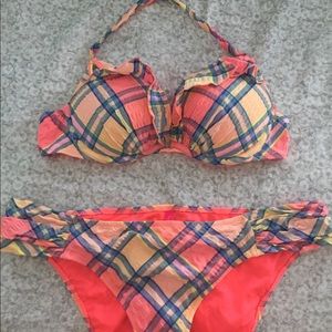 Victoria's Secret Plaid Bikini