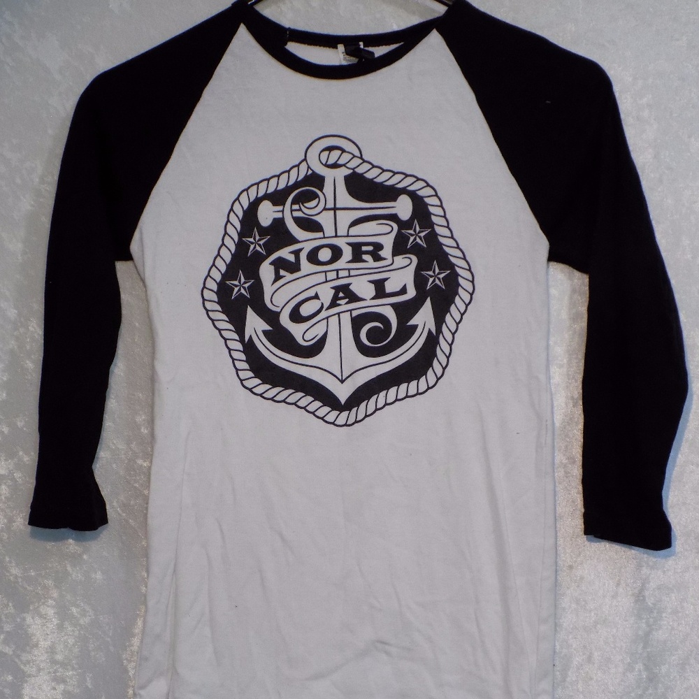 Black & White Raglan Baseball T