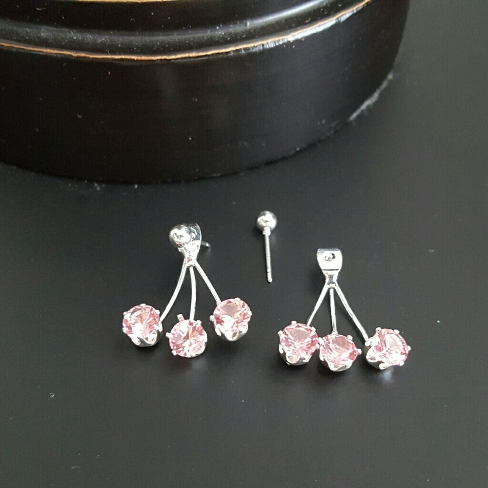 Bunch of Grapes Crystal Earrings
