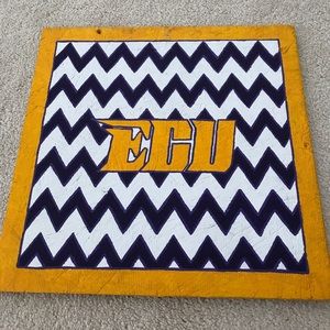 Hand painted ECU wall/room decor