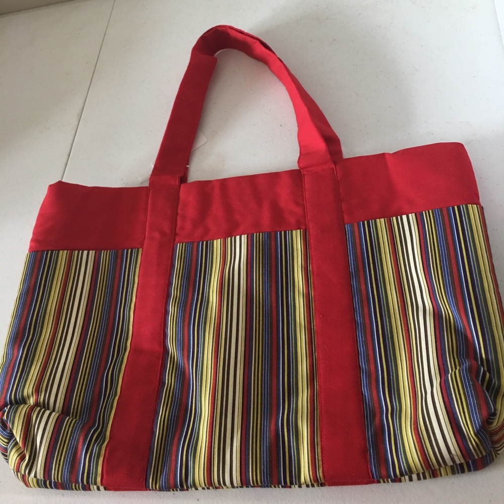 Homemade Large tote bags six pockets on the outsid