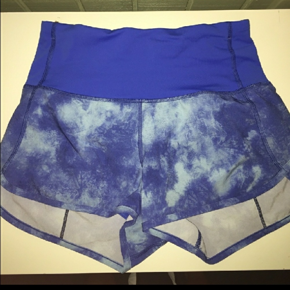 Lululemon high waisted speed shorts size 4