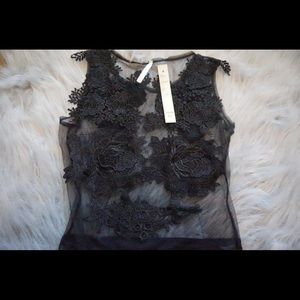 🎉FINAL PRICE🎉Mesh Love Nation Bodysuit