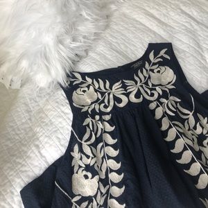 Lucky Brand Embroidered Tank