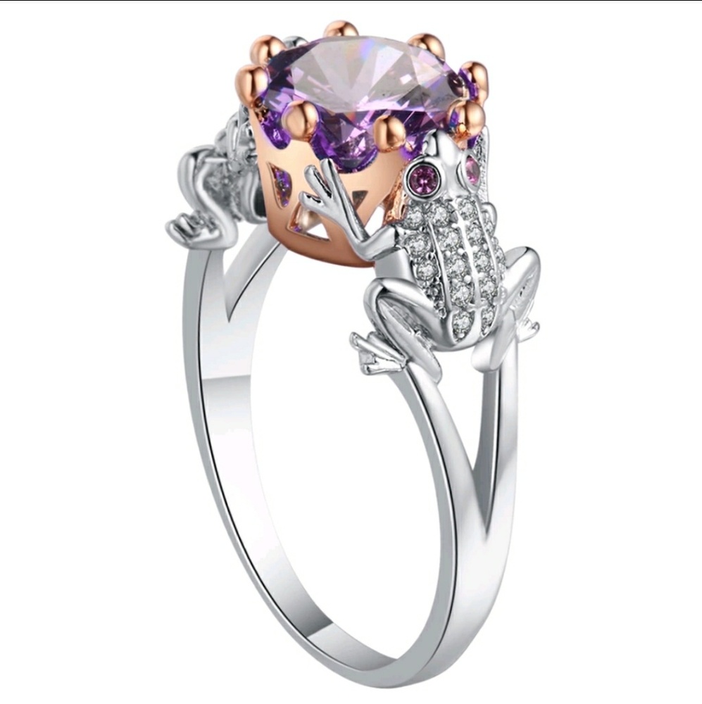 S925 sterling silver Frog ring, sterling silver