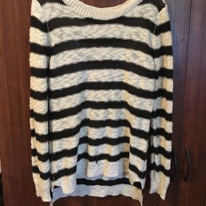 B&W Striped Sweater
