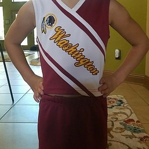 Washington  redskins cheerleader  outfit