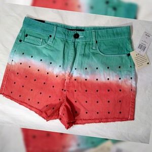 🆕Lovesick highwaisted watermelon skull shorts NWT