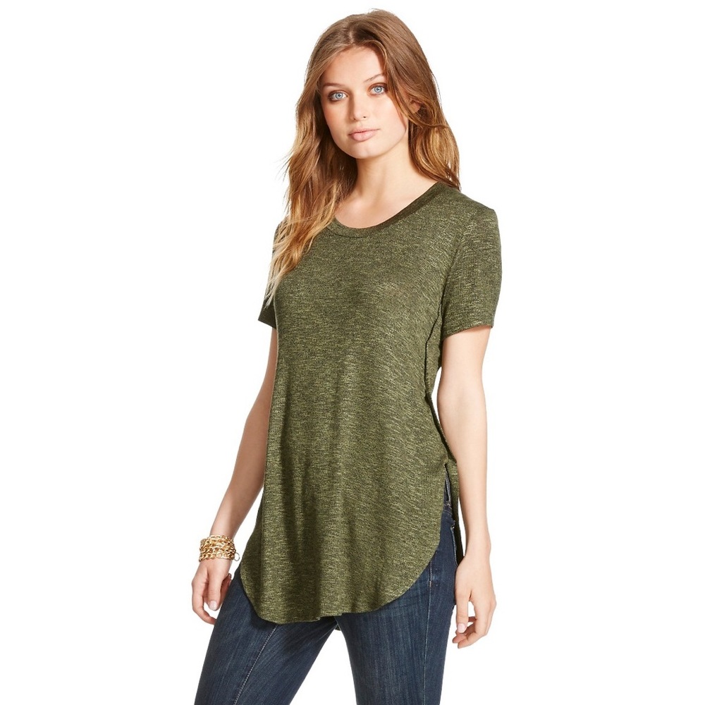Mossimo Olive Green High Low Top