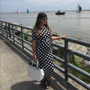 Last chance💕Asos maternity polka dot dress size 6