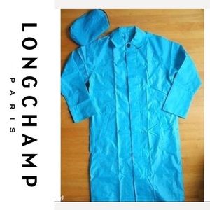 NWT Longchamp Travel Raincoat w/ matching pouch