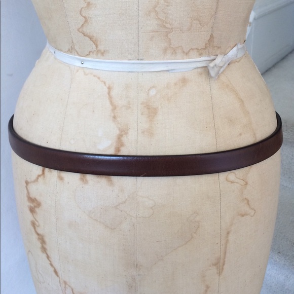 Kenneth Cole Brown Italian Leather Belt - Picture 3 of 5