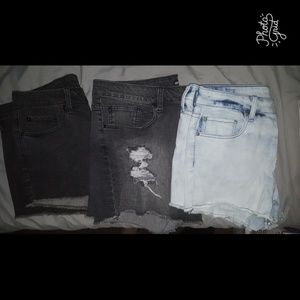 Lovesick denim shorts (all 3)