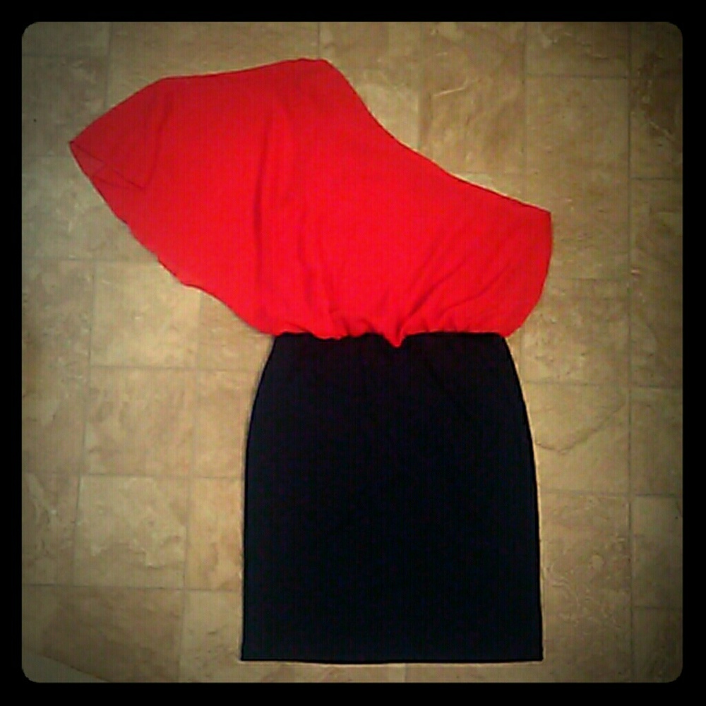 One Shoulder Cocktail Dress