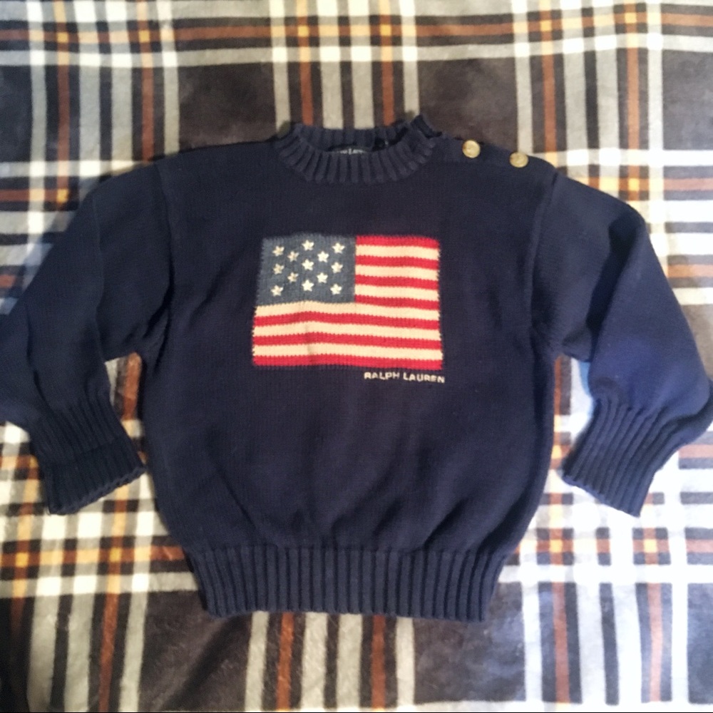 Polo American Flag Sweater (Kids)