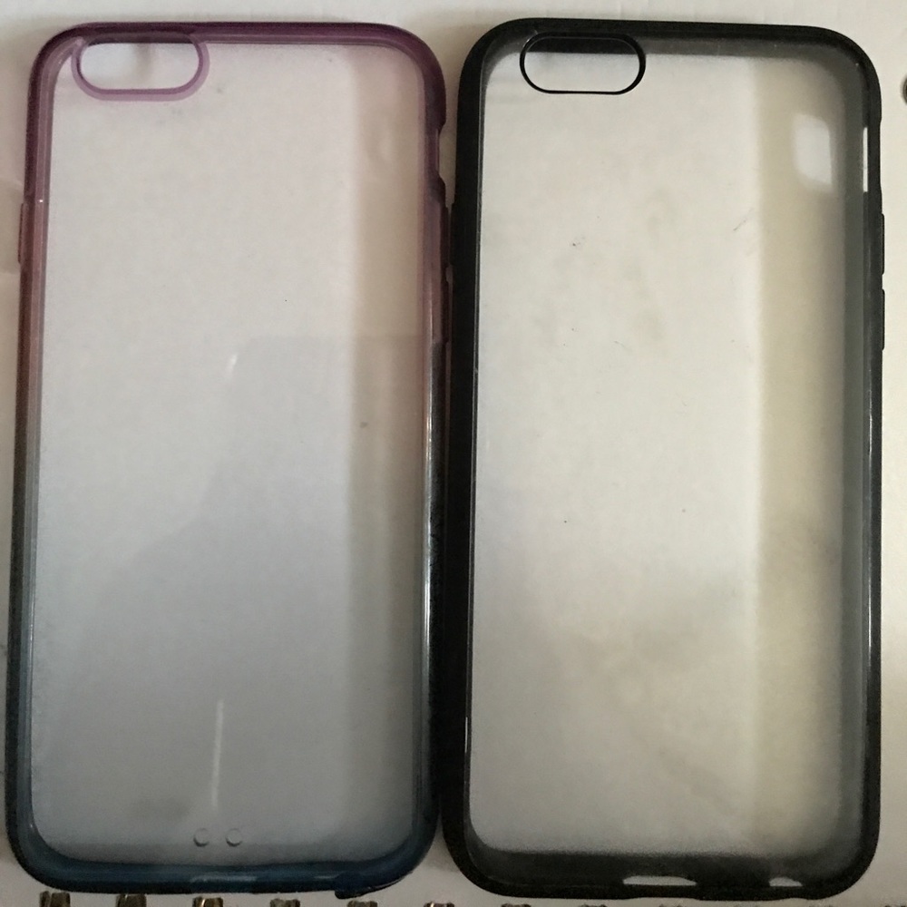 2 clear iPhone 6/6s cases