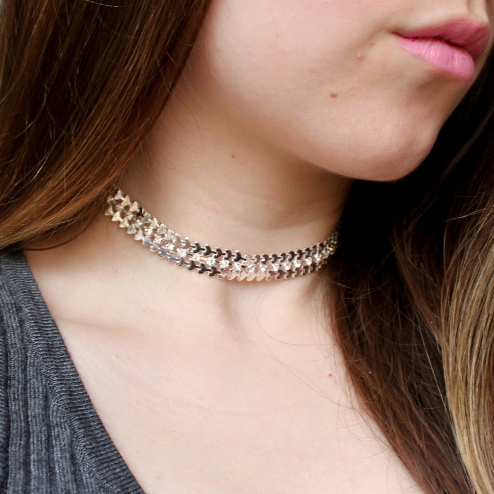 "Firecracker" Choker | Silver