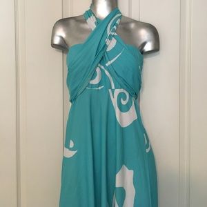 NWT Long, strapless convertible dress by Escapada