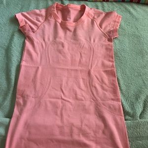 Coral lululemon shirt size 2