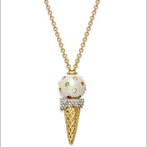 kate spade Jewelry Kate Spade Ice Cream Cone Necklace Nwt Poshmark
