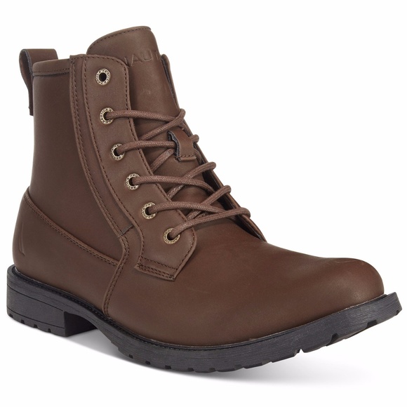 Nautica Men's Rivington Waterproof Brown Boots 9 - Picture 1 of 3