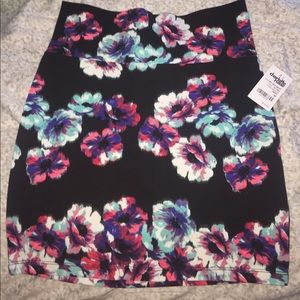 Charlotte Russe Floral Skirt