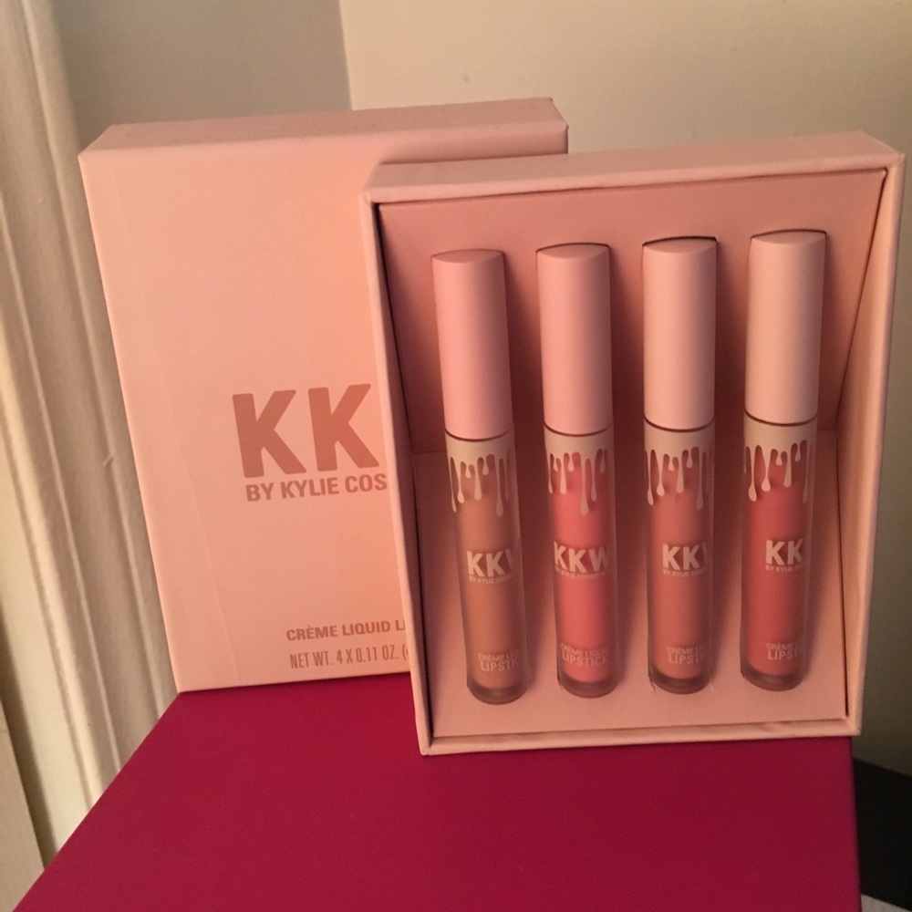 KKW lip glosses