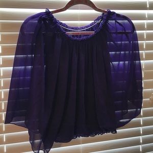 purple blouse