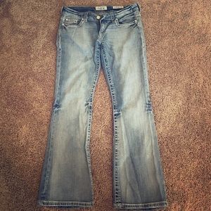 Flared jeweled pants