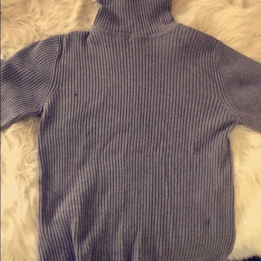 Gray Turtle Neck